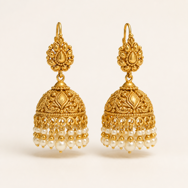 Tatva jhumki earring design